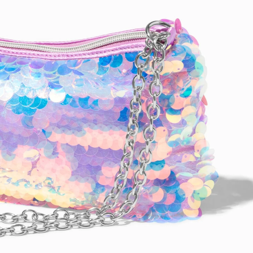 NWT Shimmering Sequin Shoulder Bag - Picture 2 of 2